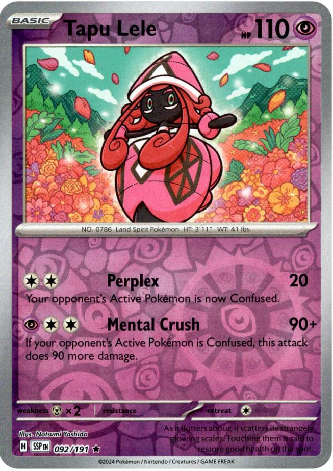 Tapu Lele (092/191) [Scarlet & Violet: Surging Sparks] | Black Swamp Games