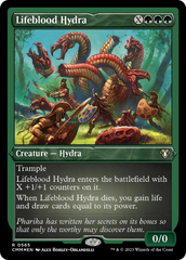 Lifeblood Hydra (Foil Etched) [Commander Masters] | Black Swamp Games