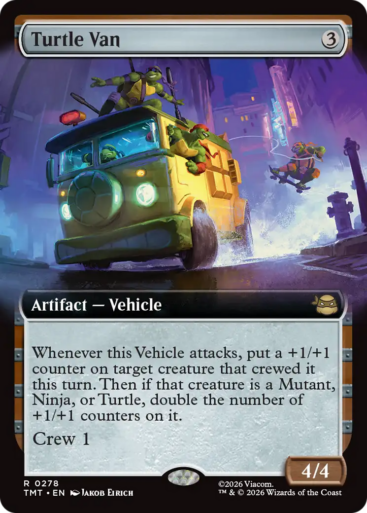 Turtle Van (Extended Art) [Teenage Mutant Ninja Turtles] | Black Swamp Games