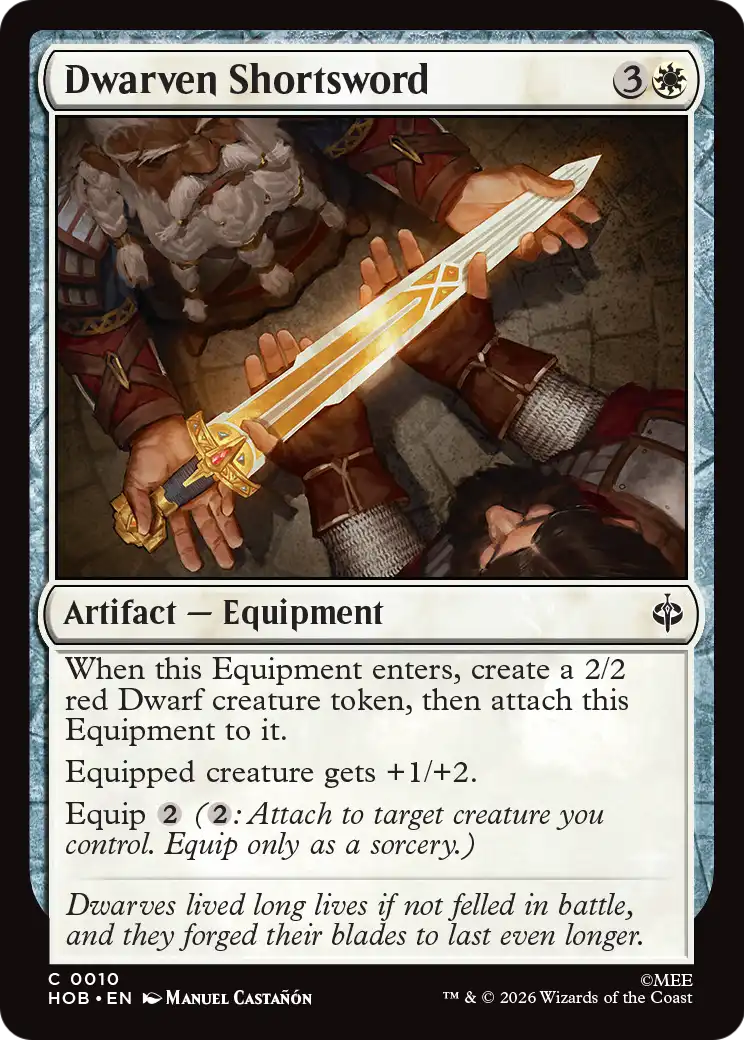 Dwarven Shortsword [The Hobbit] | Black Swamp Games