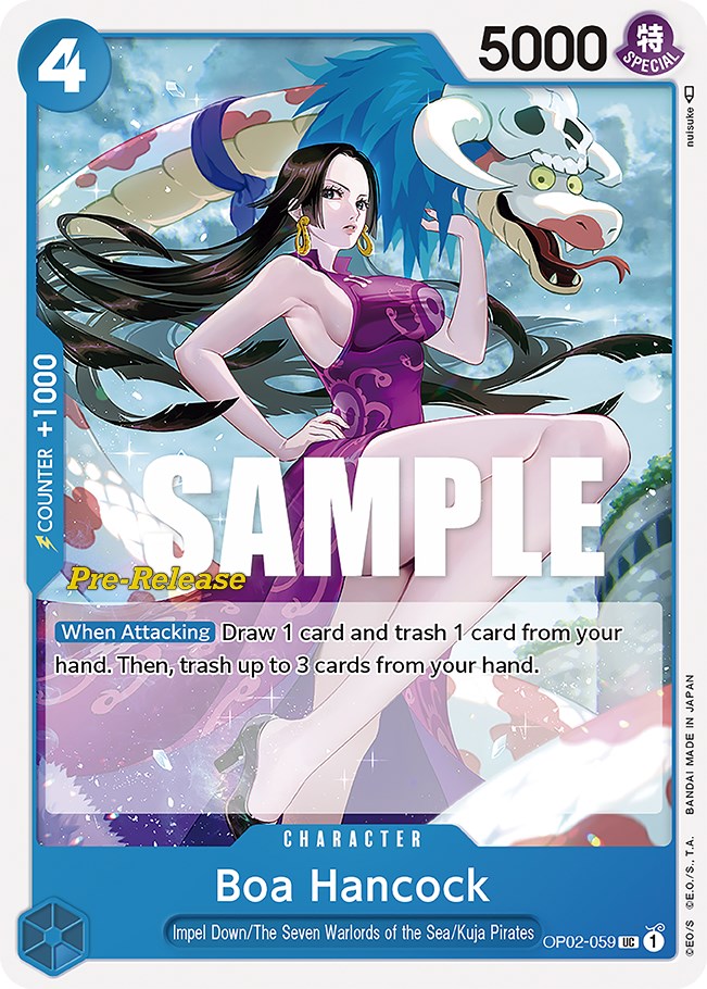 Boa Hancock [Paramount War Pre-Release Cards] | Black Swamp Games