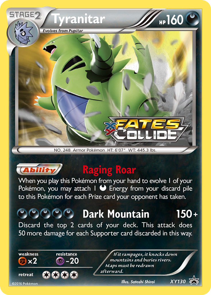 Tyranitar (XY130) [XY: Black Star Promos] | Black Swamp Games