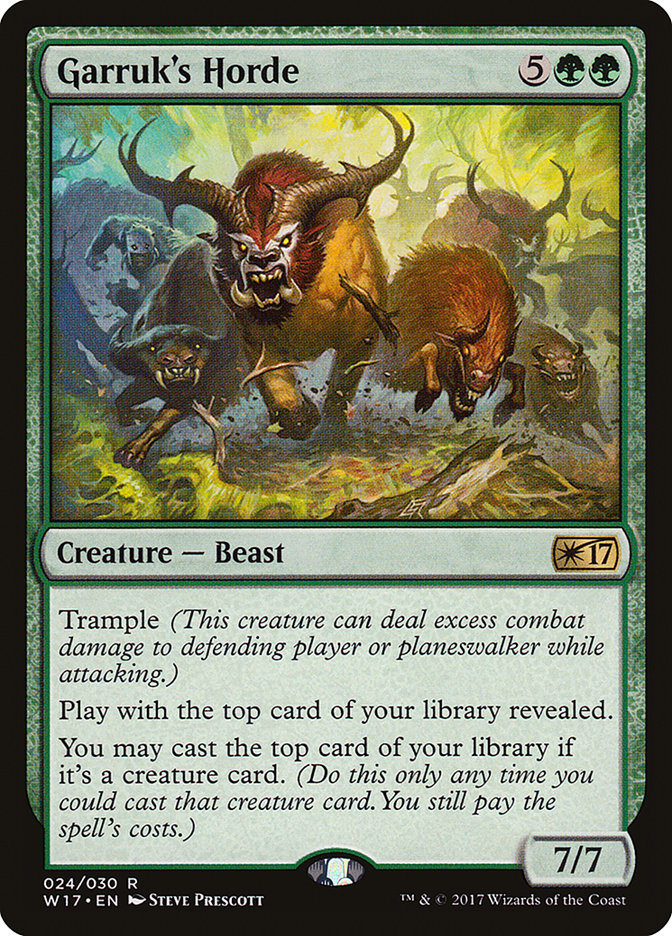 Garruk's Horde [Welcome Deck 2017] | Black Swamp Games
