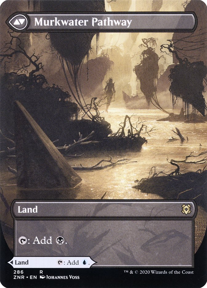 Clearwater Pathway // Murkwater Pathway (Borderless Alternate Art) [Zendikar Rising] | Black Swamp Games