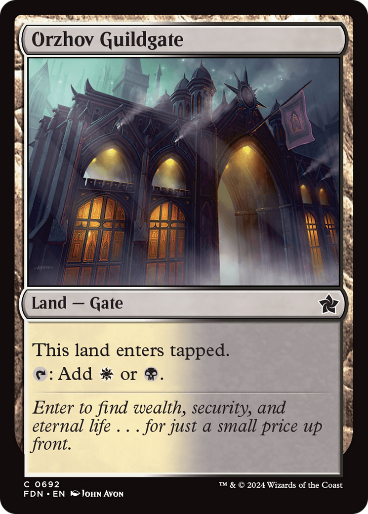 Orzhov Guildgate [Foundations] | Black Swamp Games