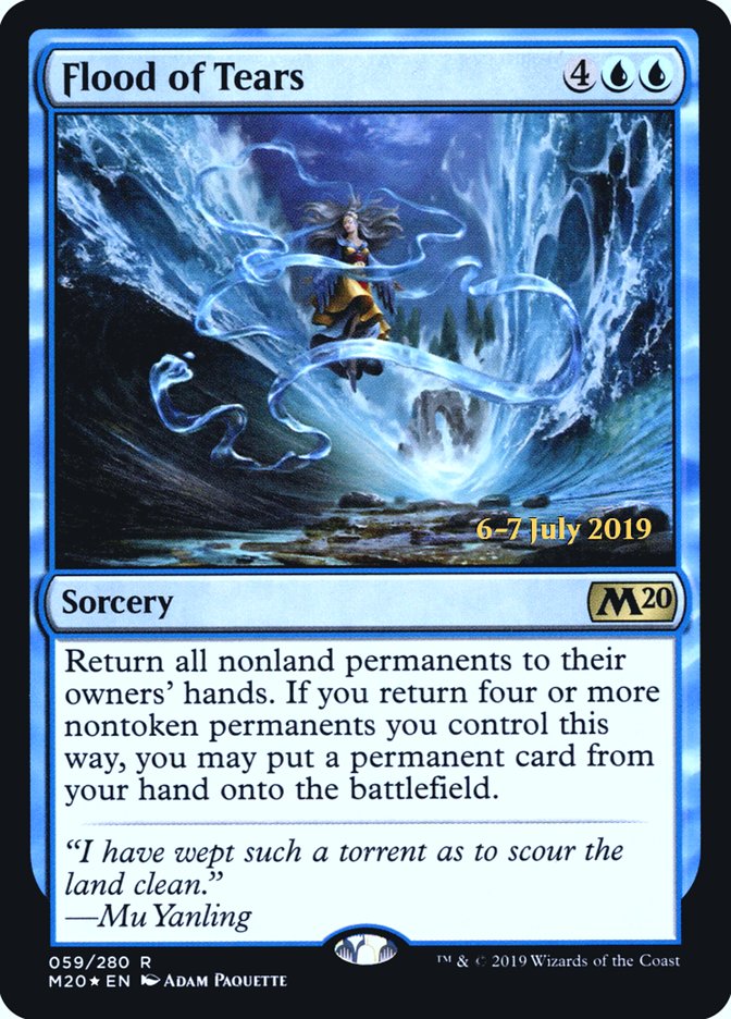 Flood of Tears [Core Set 2020 Prerelease Promos] | Black Swamp Games
