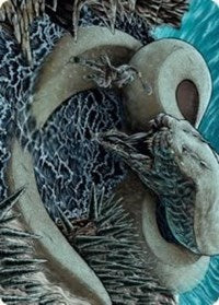 Koma, Cosmos Serpent 2 Art Card [Kaldheim Art Series] | Black Swamp Games