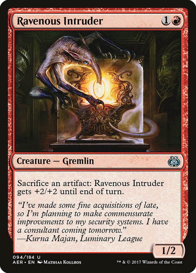 Ravenous Intruder [Aether Revolt] | Black Swamp Games