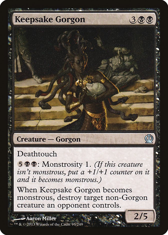 Keepsake Gorgon [Theros] | Black Swamp Games