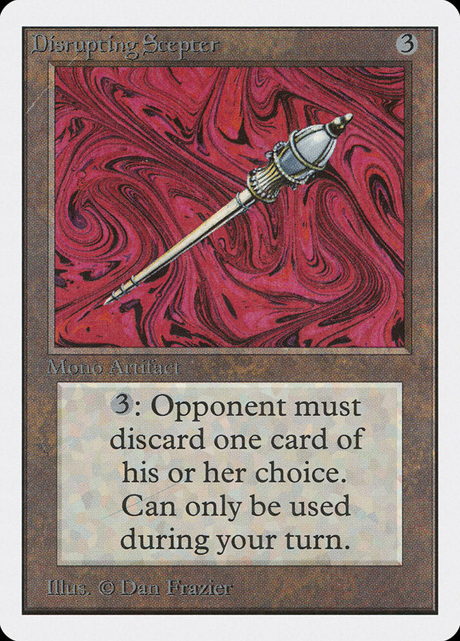 Disrupting Scepter [Unlimited Edition] | Black Swamp Games