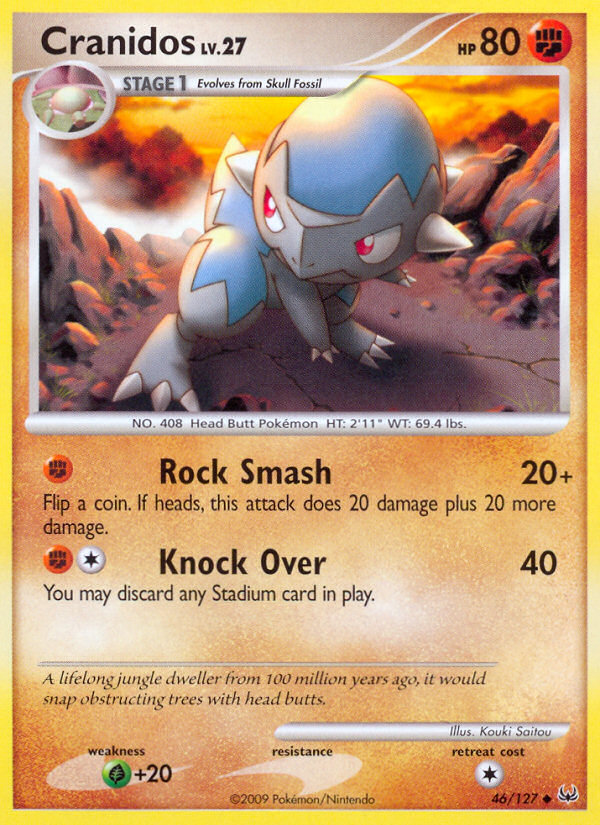 Cranidos (46/127) [Platinum: Base Set] | Black Swamp Games