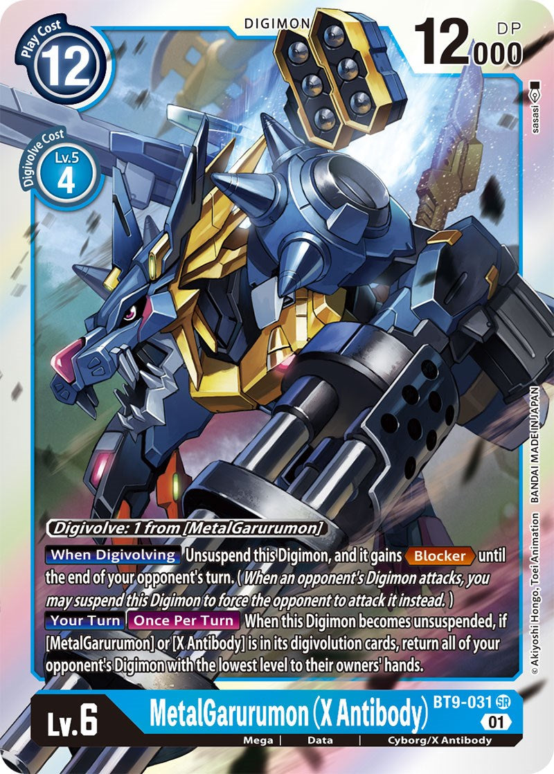 MetalGarurumon (X Antibody) [BT9-031] [X Record] | Black Swamp Games