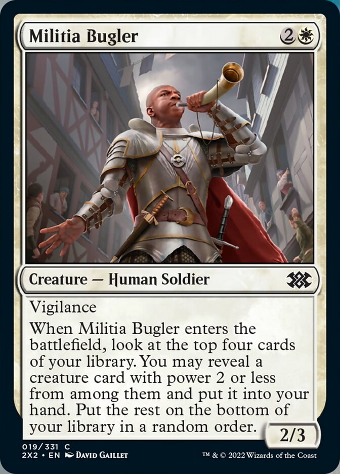 Militia Bugler [Double Masters 2022] | Black Swamp Games