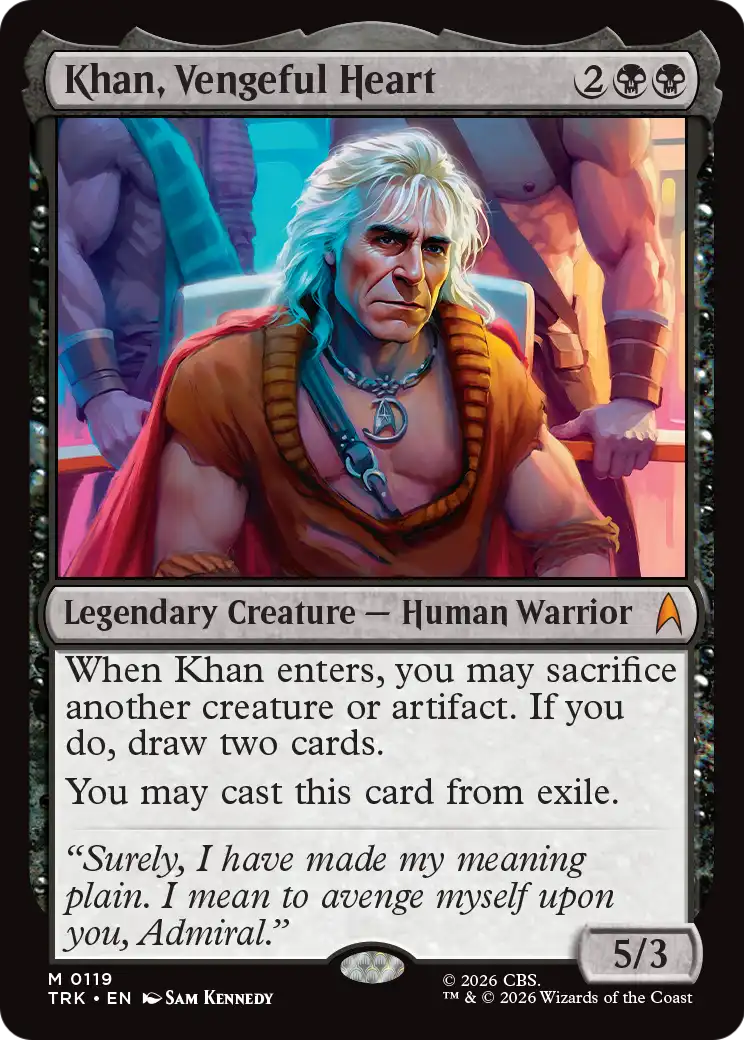 Khan, Vengeful Heart [Star Trek] | Black Swamp Games
