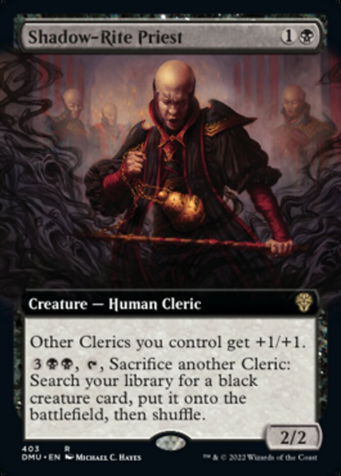 Shadow-Rite Priest (Extended Art) [Dominaria United] | Black Swamp Games