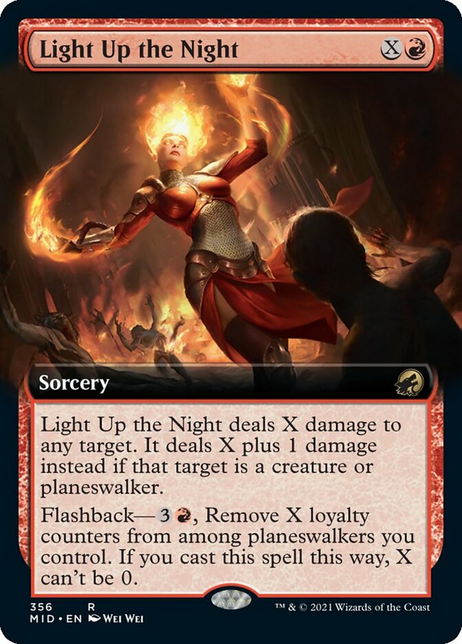 Light Up the Night (Extended Art) [Innistrad: Midnight Hunt] | Black Swamp Games