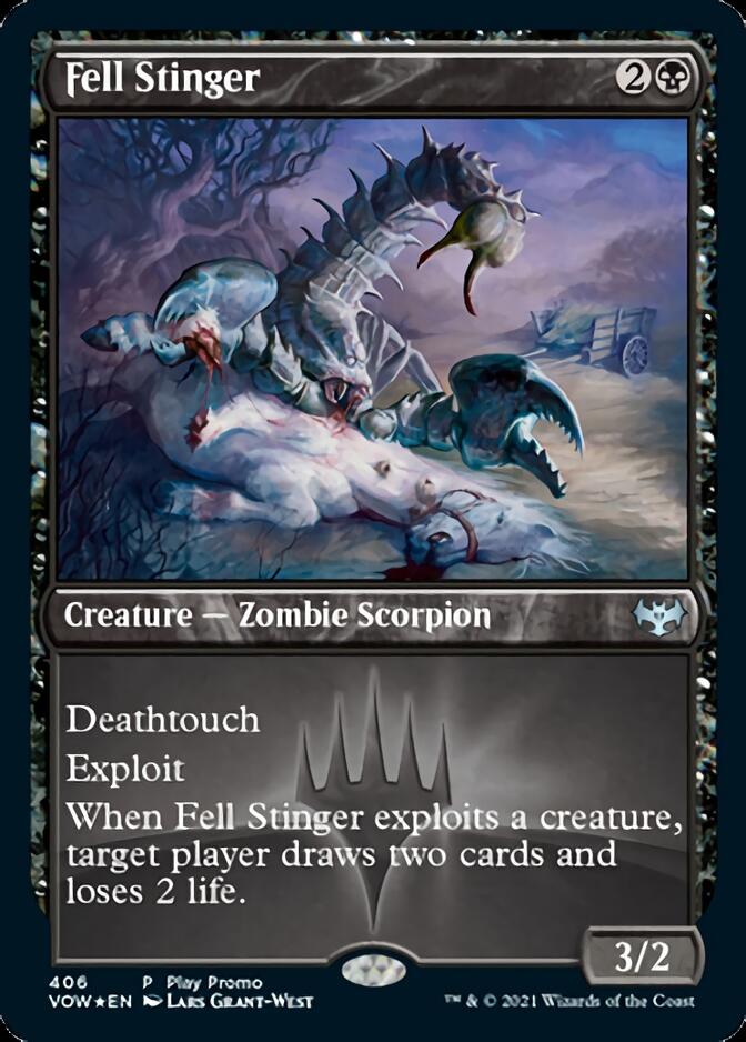 Fell Stinger (Play Promo) [Innistrad: Crimson Vow] | Black Swamp Games