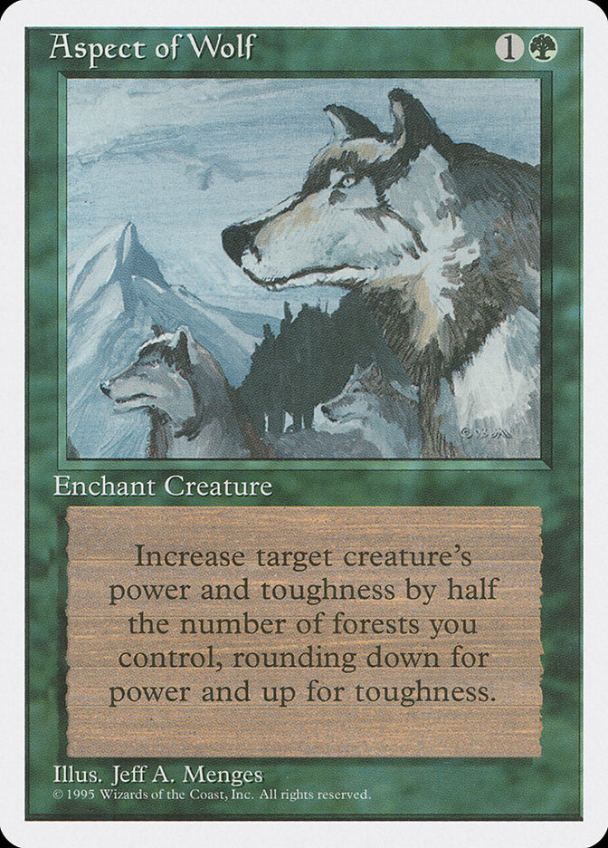 Aspect of Wolf [Fourth Edition] | Black Swamp Games