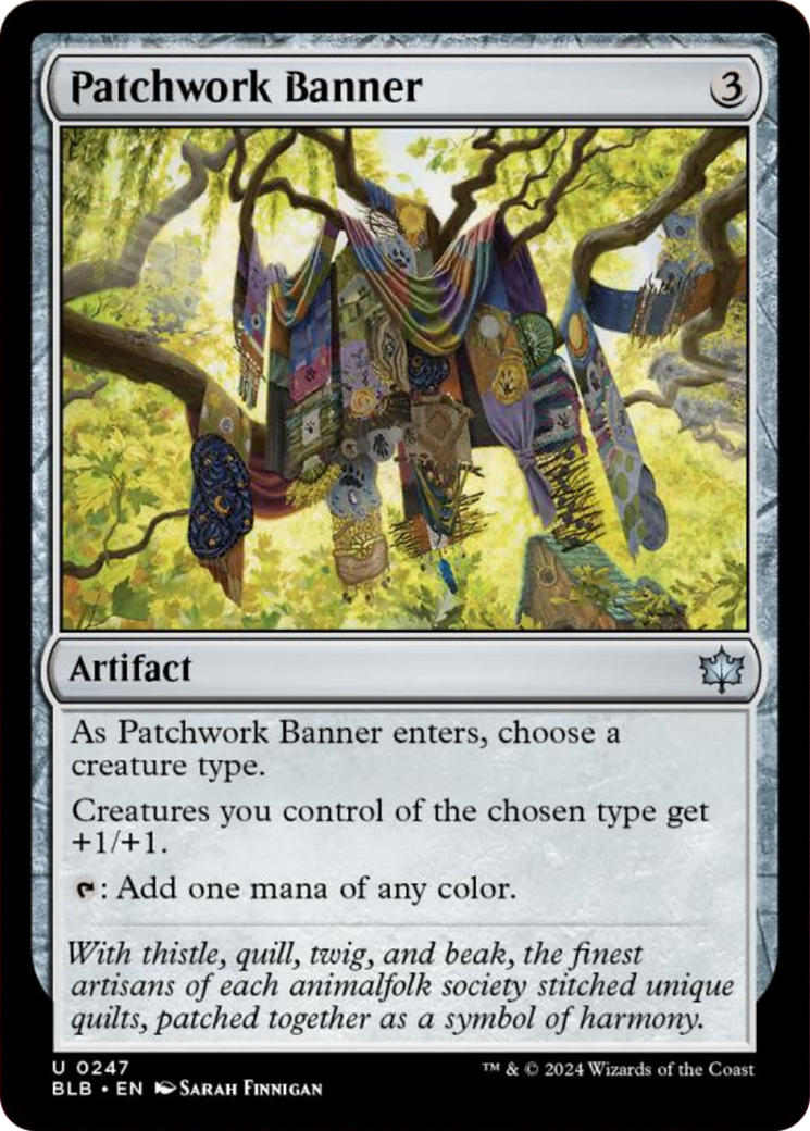 Patchwork Banner [Bloomburrow] | Black Swamp Games