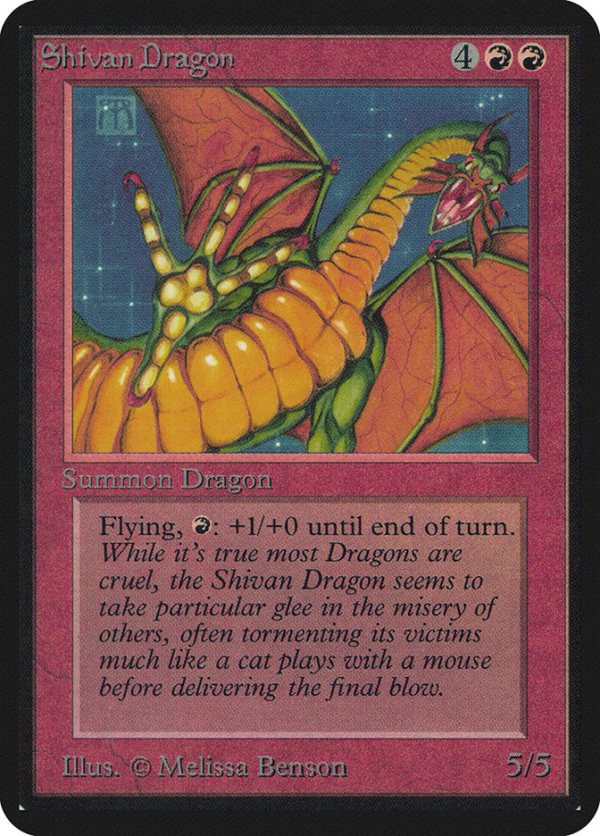 Shivan Dragon [Alpha Edition] | Black Swamp Games