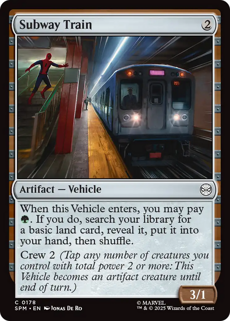 Subway Train [Marvel's Spider-Man] | Black Swamp Games