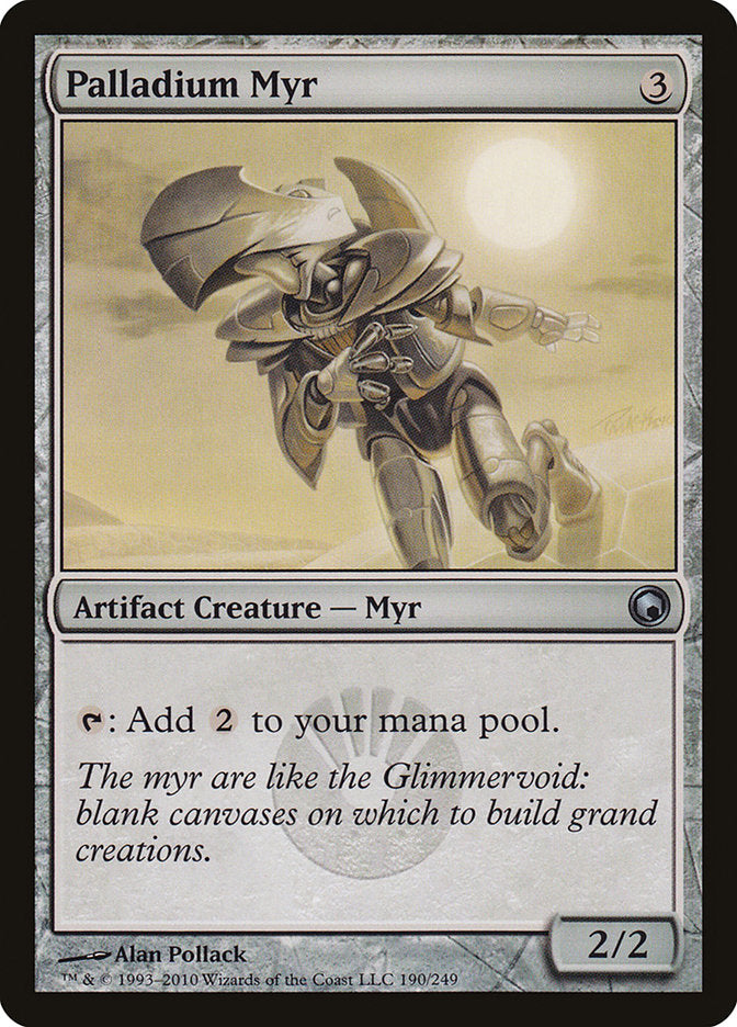 Palladium Myr [Scars of Mirrodin] | Black Swamp Games