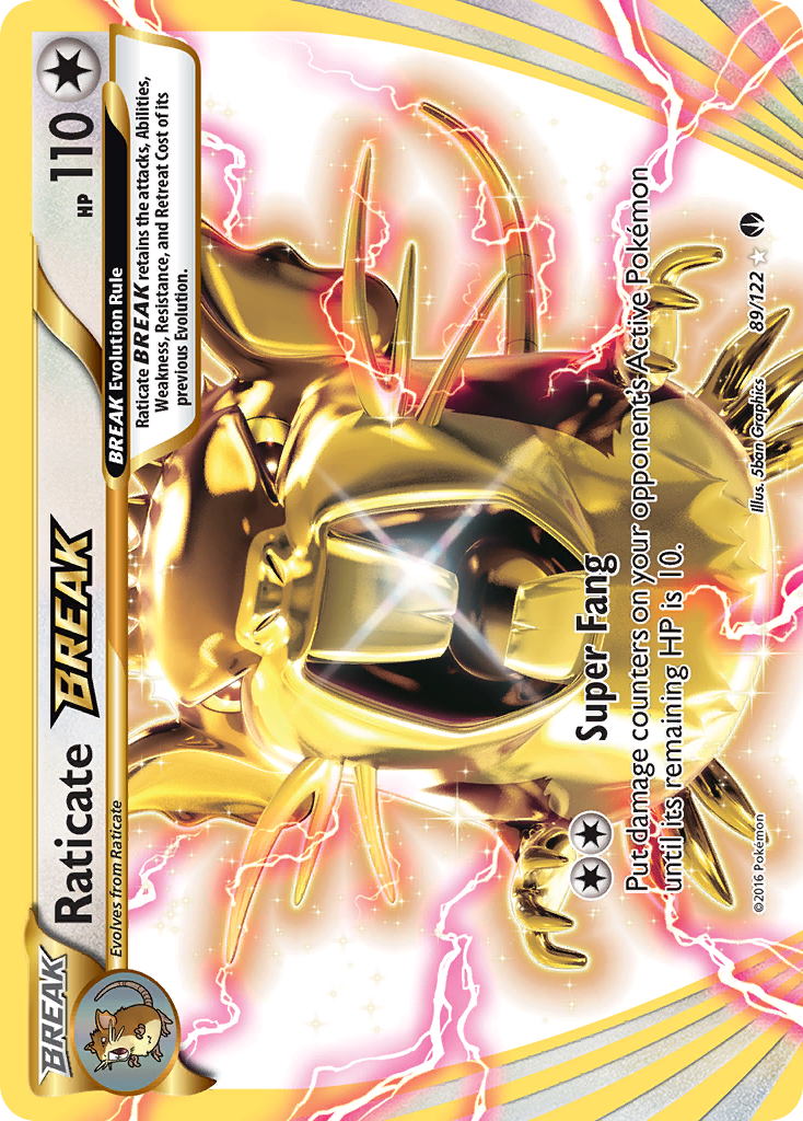 Raticate BREAK (89/122) [XY: BREAKpoint] | Black Swamp Games