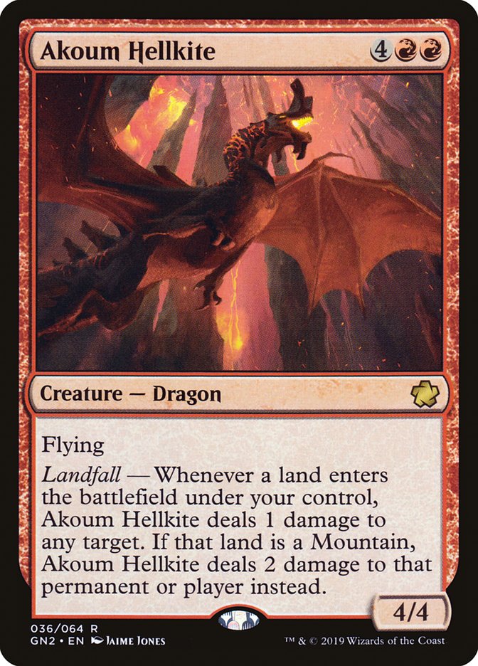 Akoum Hellkite [Game Night 2019] | Black Swamp Games