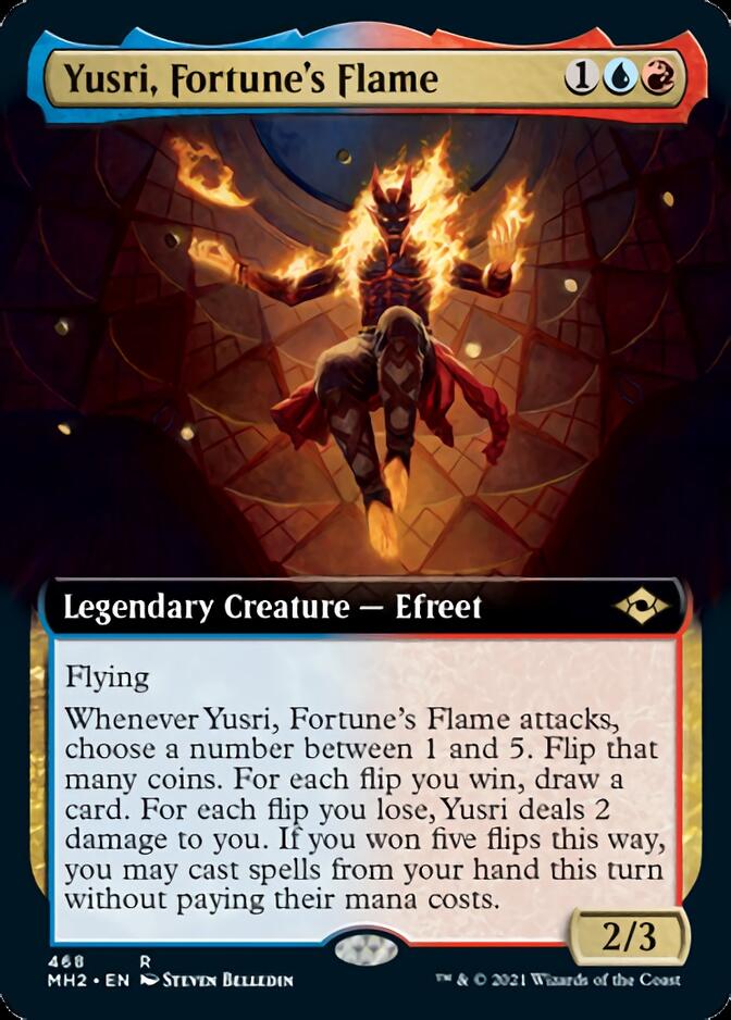 Yusri, Fortune's Flame (Extended Art) [Modern Horizons 2] | Black Swamp Games