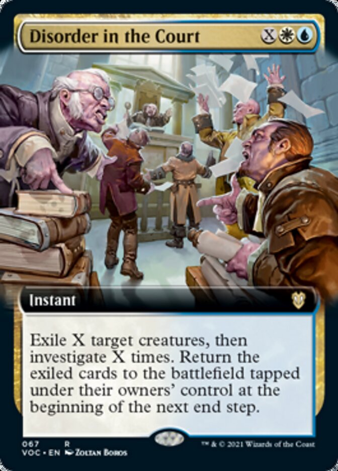 Disorder in the Court (Extended Art) [Innistrad: Crimson Vow Commander] | Black Swamp Games