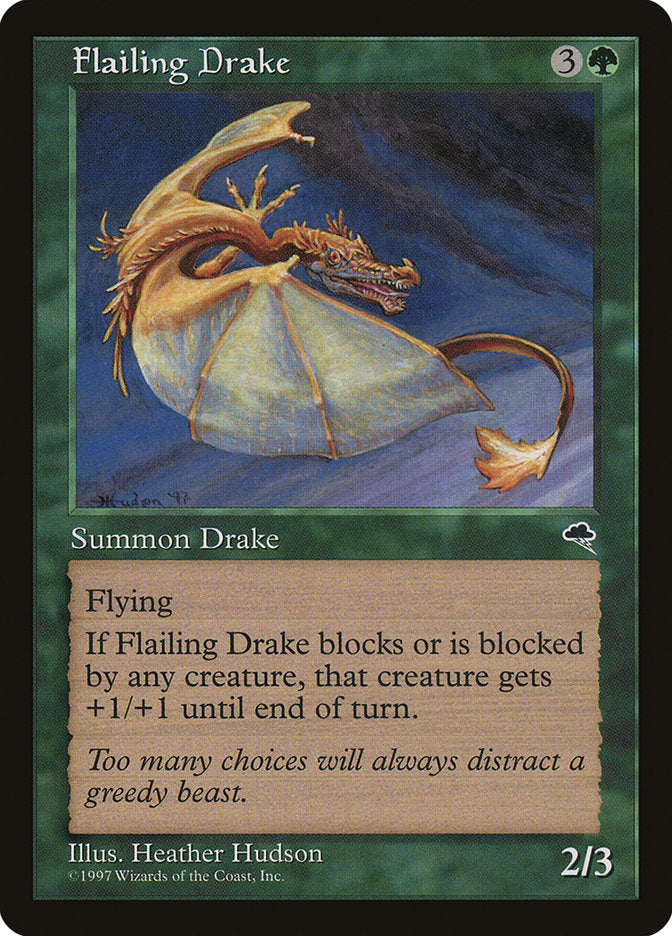 Flailing Drake [Tempest] | Black Swamp Games