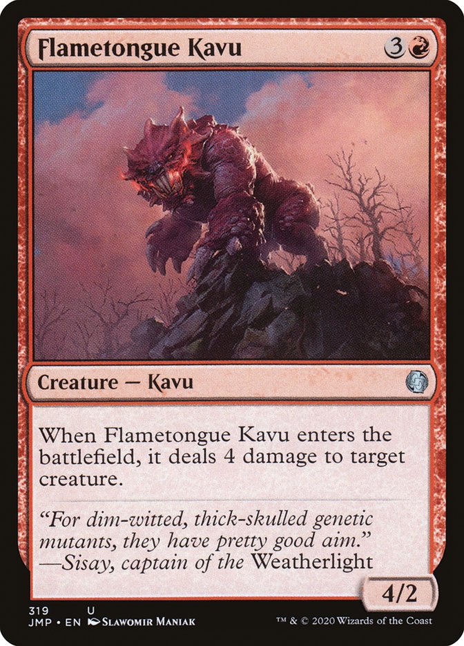 Flametongue Kavu [Jumpstart] | Black Swamp Games