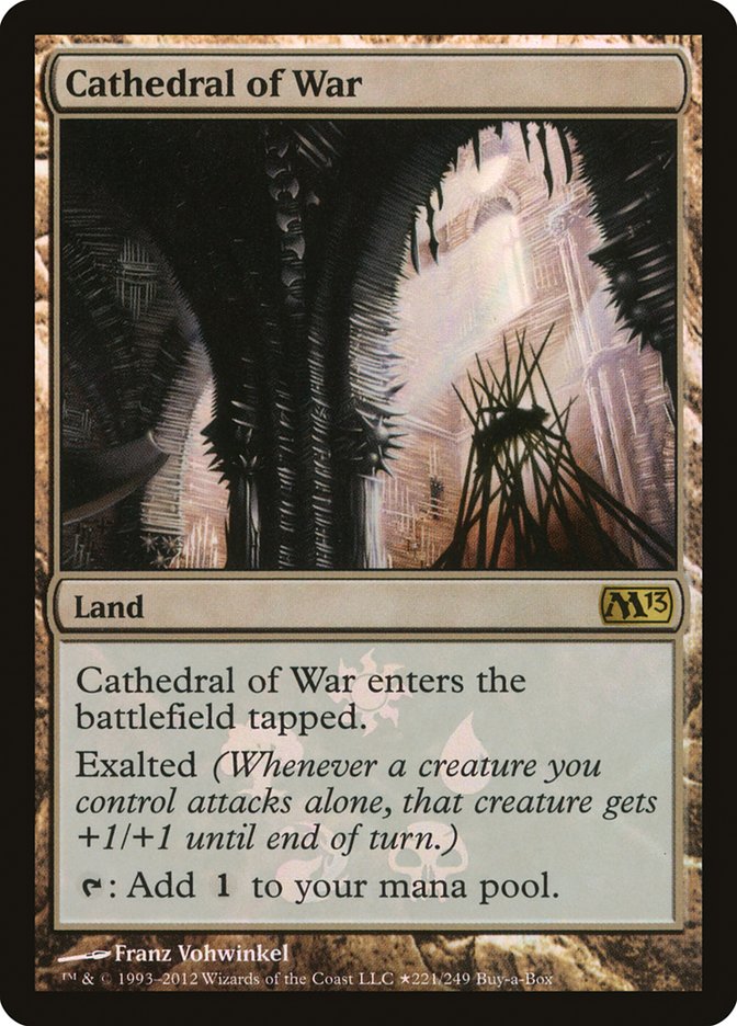 Cathedral of War (Buy-A-Box) [Magic 2013 Promos] | Black Swamp Games