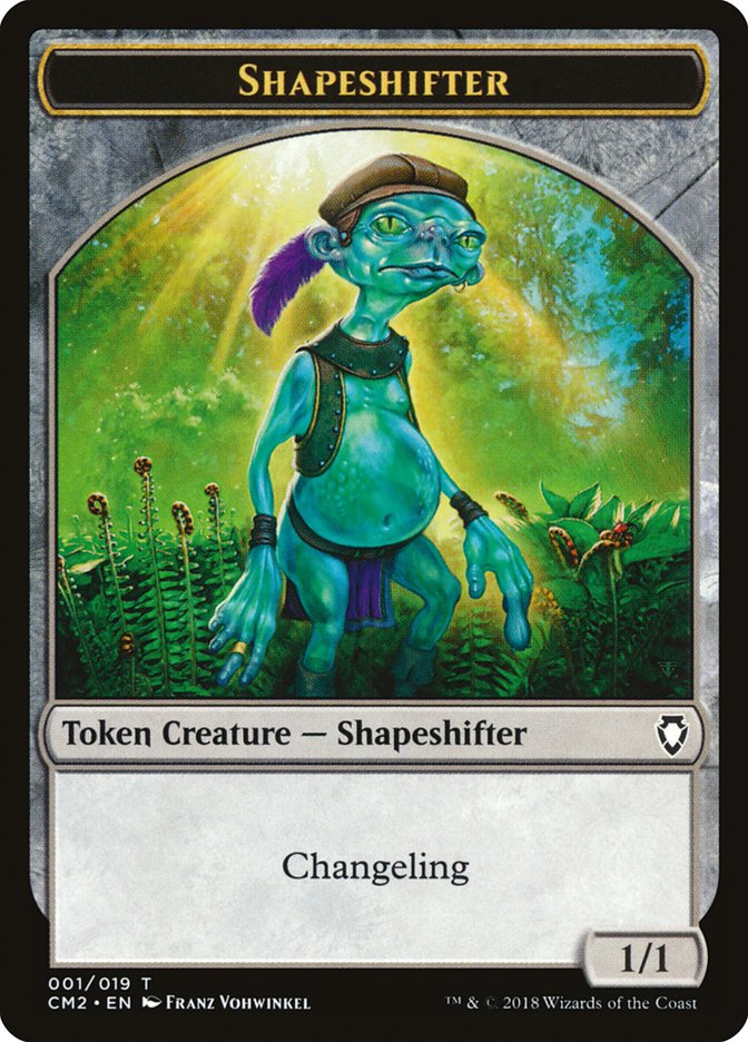 Shapeshifter Token [Commander Anthology Volume II Tokens] | Black Swamp Games