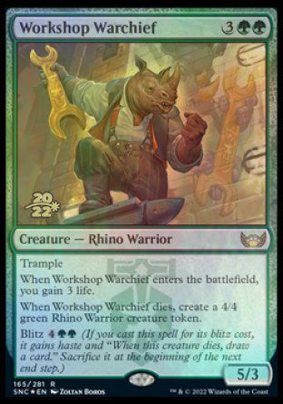 Workshop Warchief [Streets of New Capenna Prerelease Promos] | Black Swamp Games