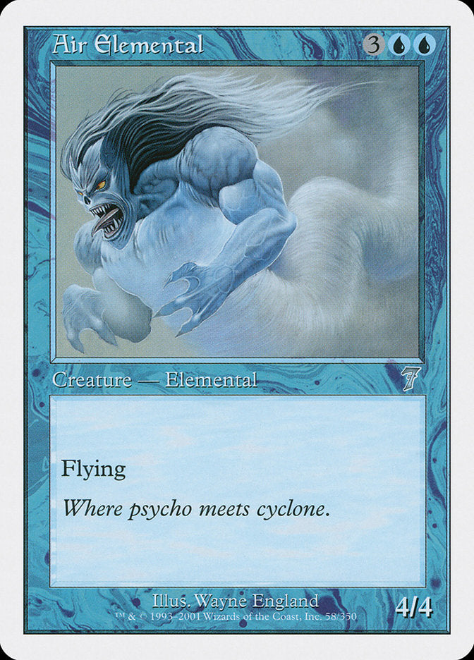 Air Elemental [Seventh Edition] | Black Swamp Games