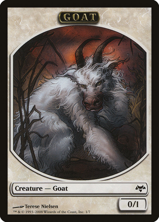 Goat Token [Eventide Tokens] | Black Swamp Games