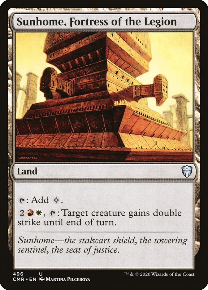 Sunhome, Fortress of the Legion [Commander Legends] | Black Swamp Games