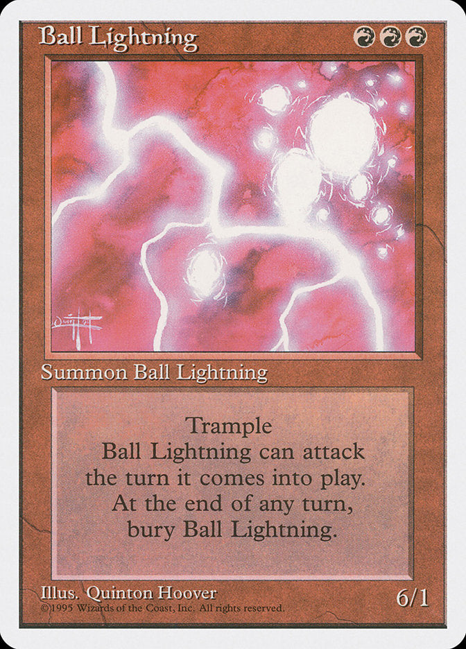 Ball Lightning [Fourth Edition] | Black Swamp Games