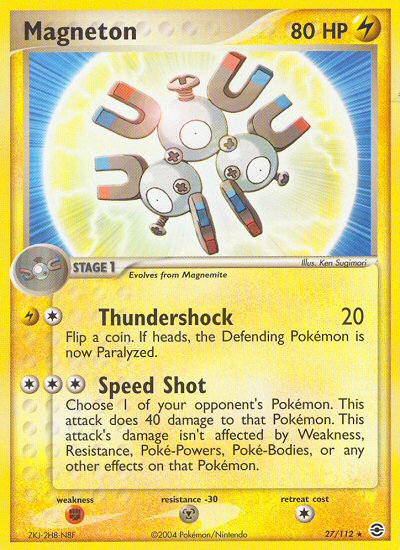Magneton (27/112) [EX: FireRed & LeafGreen] | Black Swamp Games