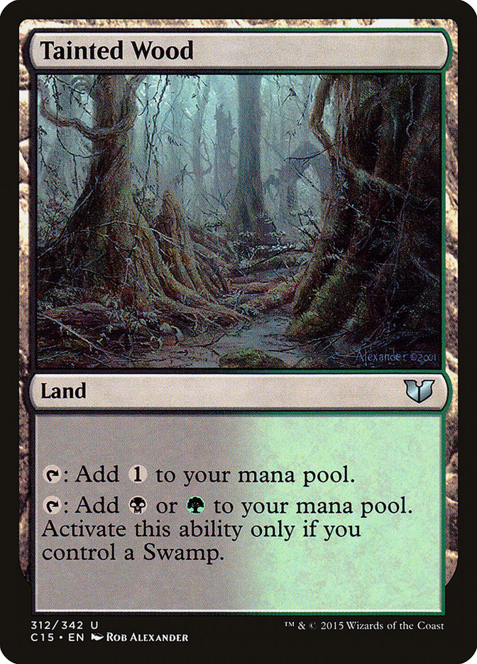 Tainted Wood [Commander 2015] | Black Swamp Games