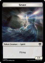 Spirit (0010) // Elemental (0037) Double-Sided Token [Commander Masters Tokens] | Black Swamp Games