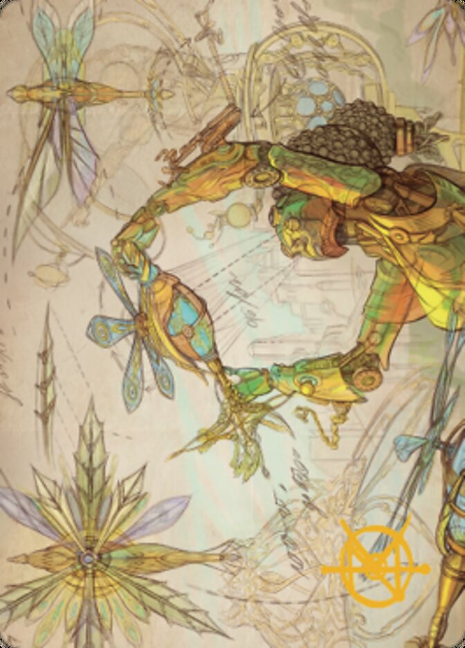 Inspiring Statuary Art Card (Gold-Stamped Signature) [The Brothers' War Art Series] | Black Swamp Games