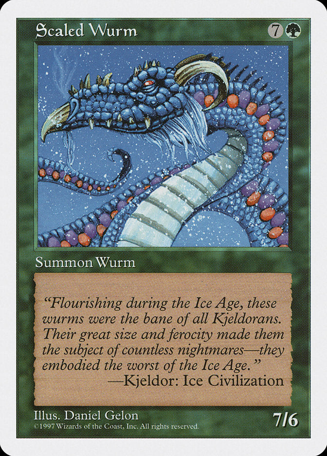 Scaled Wurm [Fifth Edition] | Black Swamp Games