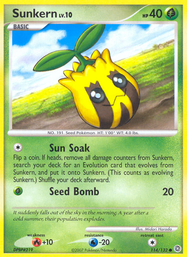 Sunkern (114/132) [Diamond & Pearl: Secret Wonders] | Black Swamp Games
