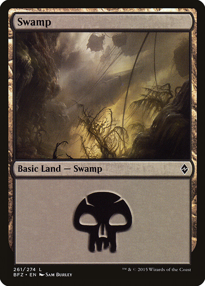Swamp (261) [Battle for Zendikar] | Black Swamp Games
