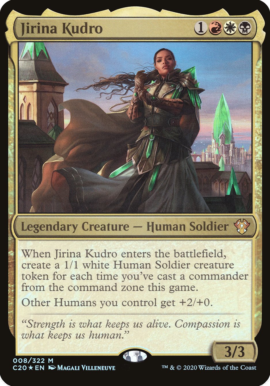 Jirina Kudro (Oversized) [Commander 2020 Oversized] | Black Swamp Games