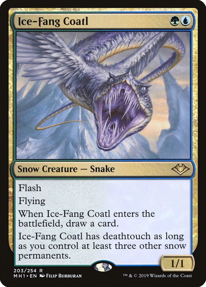 Ice-Fang Coatl [Modern Horizons] | Black Swamp Games