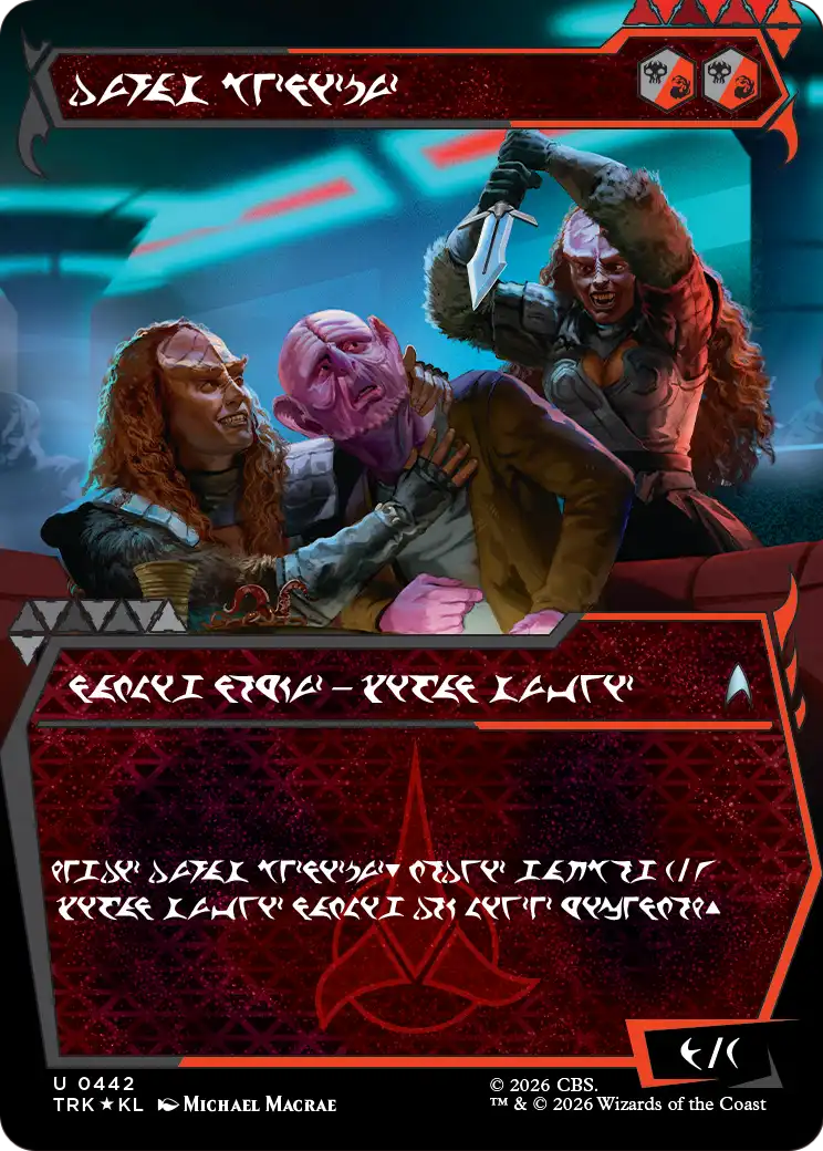 The Duras Sisters (Showcase) (Klingon) [Star Trek] | Black Swamp Games
