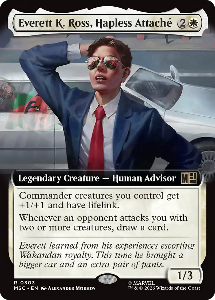 Everett K. Ross, Hapless Attache (Extended Art) [Marvel Super Heroes Commander] | Black Swamp Games